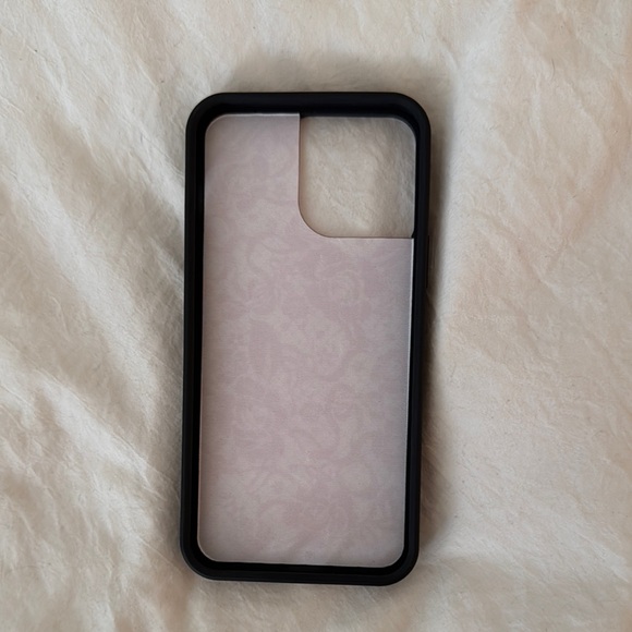 Wildflower 13 Pro Max Pink and Black Floral iPhone Case - Picture 2 of 3